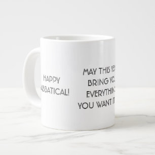 Joyeux voeu Sabbatique, Mug Université Jumbo
