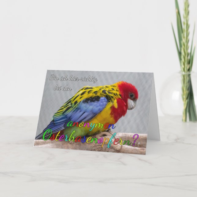 Joyeux vœux de Pâques pour vos proches ! Carte (Devant)