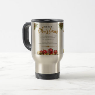 Joyeux voyage de Noël à deux tons café Mug
