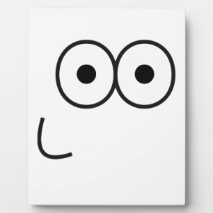 Joyeux yeux et bouche - Plaque