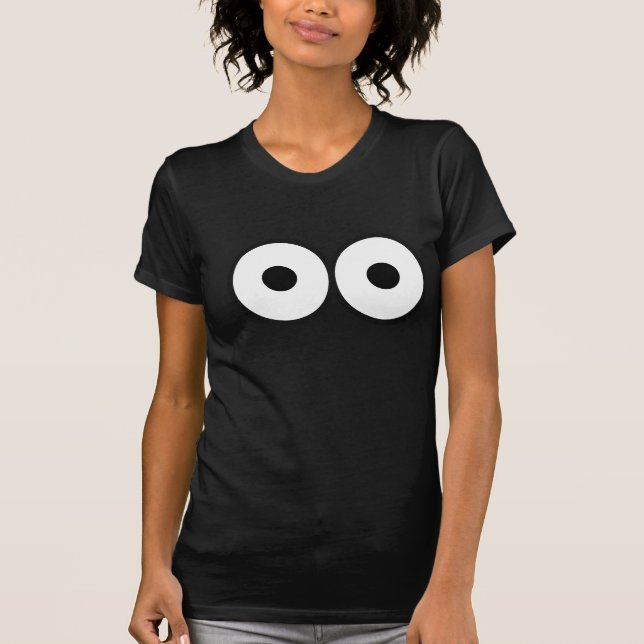 Joyeux yeux et bouche - T-shirt - Couleurs foncées (Devant)