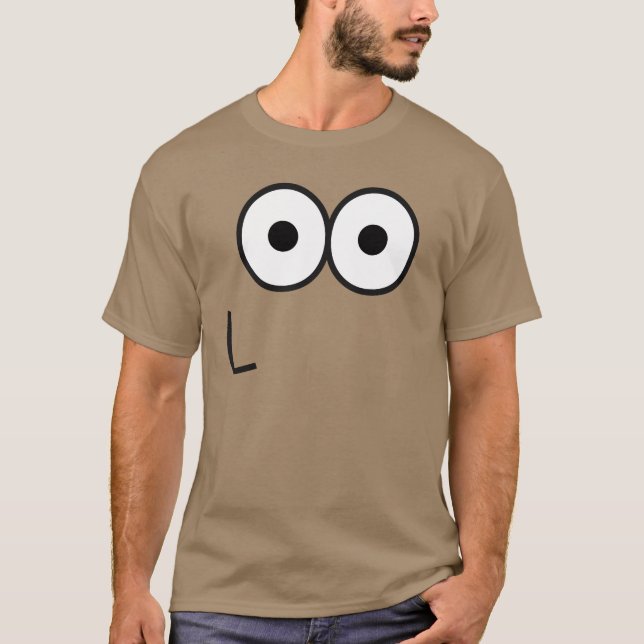 Joyeux yeux et bouche - T-shirt - Couleurs foncées (Devant)