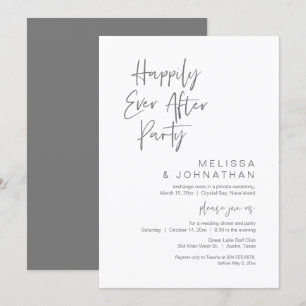 Joyeuxement Après, Invitation de Mariage en Fuite