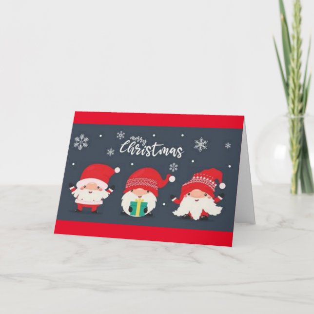 JOYEZ NOËL À LA CARTE "MON AMI & FAMILLE" (Devant)