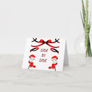 JOYEZ NOËL À UNE CARTE SPÉCIALE "TWIN"