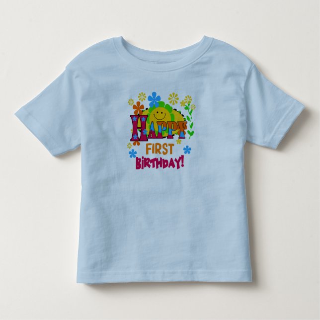 Joyful First Birthday T-shirts et cadeaux (Devant)