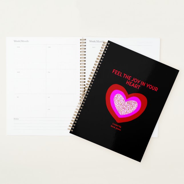 Joyful Heart Standard Planner (Devant avec enveloppe)
