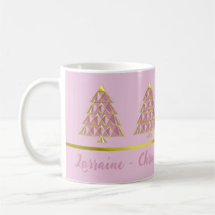 Joyoux Noel rose Café Mug de Noël