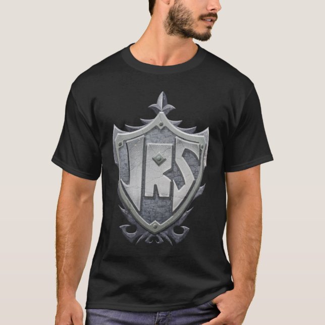 JRS : T-shirt de base, noir (Devant)