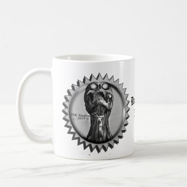 JSK Studios Zombie Emblem Café Mug (Gauche)
