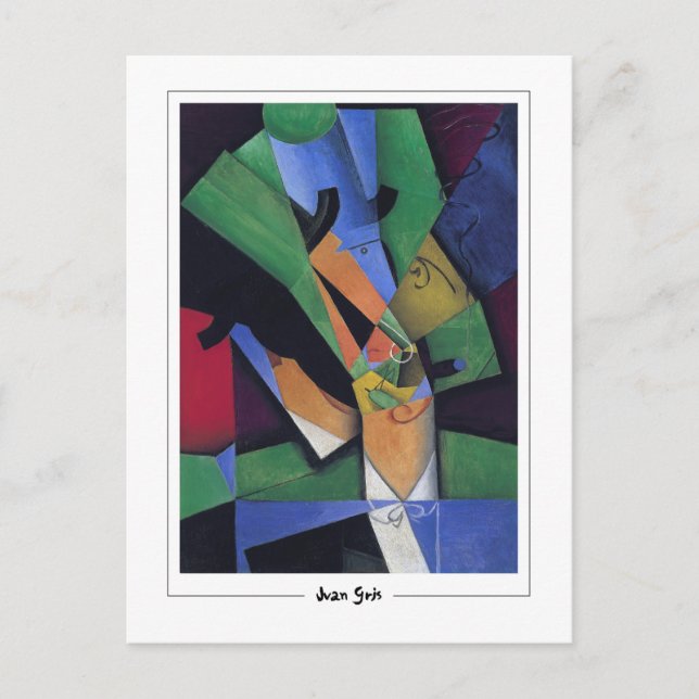 Juan Gris #104 - Carte postale d'art fin (Devant)