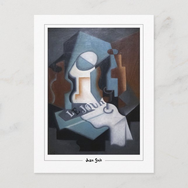 Juan Gris #169 - Carte postale d'art fin (Devant)