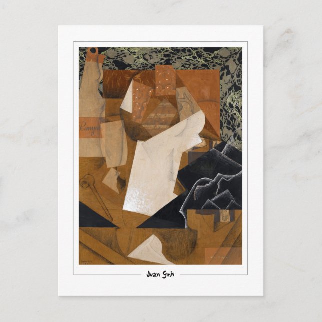 Juan Gris #225 - Carte postale d'art fin (Devant)