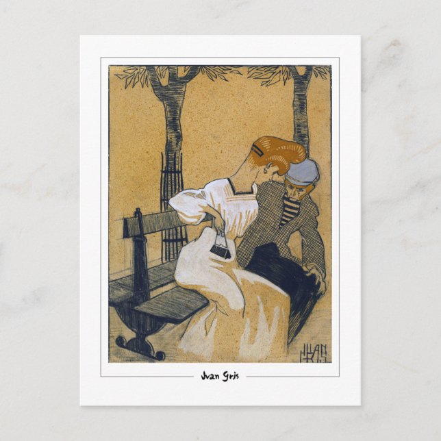 Juan Gris #277 - Carte postale d'art fin (Devant)