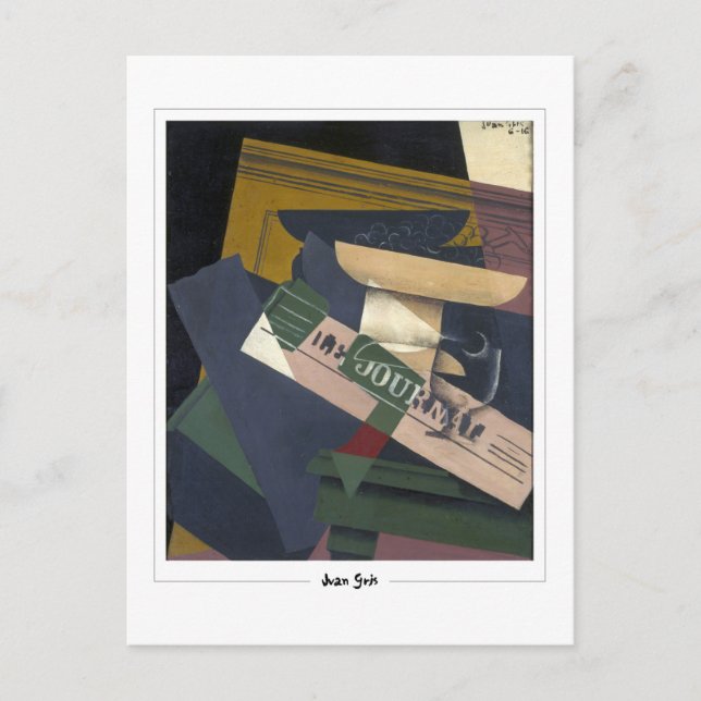 Juan Gris #327 - Carte postale d'art fin (Devant)