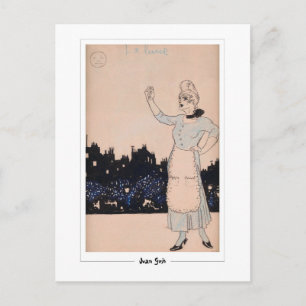 Juan Gris #335 - Carte postale d'art fin