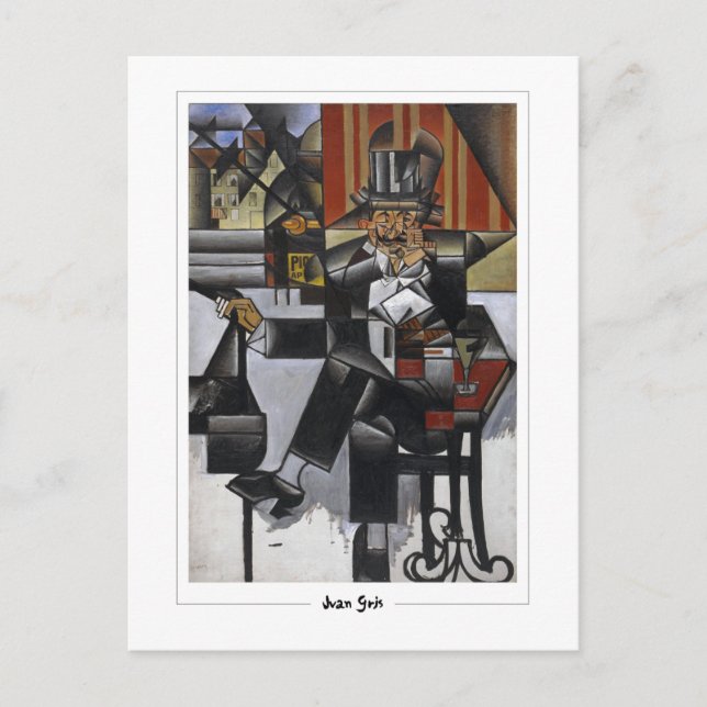 Juan Gris #42 - Carte postale d'art fin (Devant)