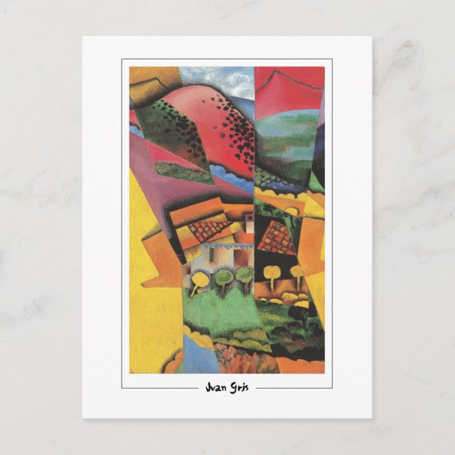 Juan Gris #9 - Carte postale Art (Devant)