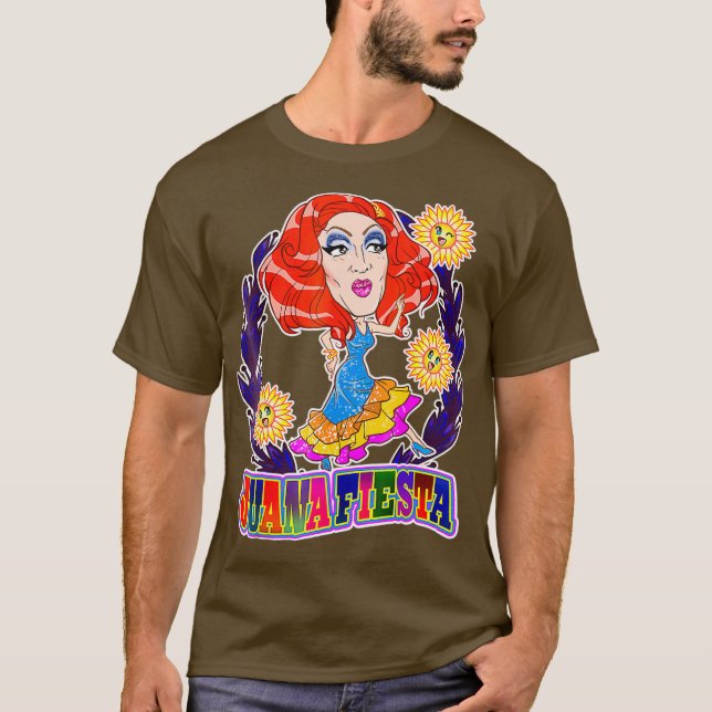JUANA FIESTA Bold Drag Queen TShirt (Devant)
