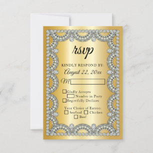 Jubilé d'or Mariage diamant Anniversaire RSVP