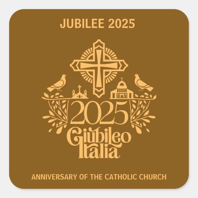 Jubilee 2025 Église catholique, Autocollants perso (Devant)