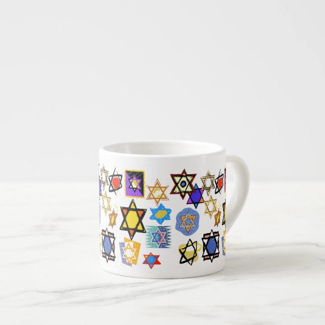 JUDAIC DONS TEACUPS EXPRESSO MUGS - MEILLEURS CADE (Devant droit)