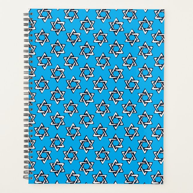 Judaïca Yearly Planner - Cadeaux - Etoiles juives (Devant)