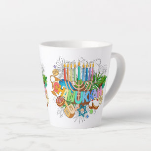 Judaïque - Chanukah Latte Mugs - Logiciels cadeaux