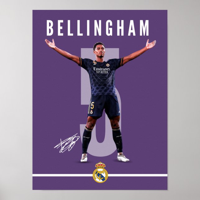 Jude Bellingham Poster imprimable - Poster de foot (Devant)