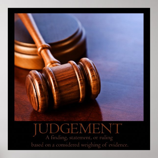 Judgement Poster (Devant)