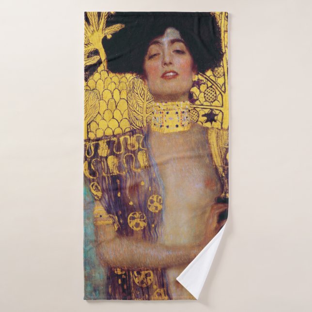 Judith (Dame en or), Gustav Klimt (Serviette de bain)