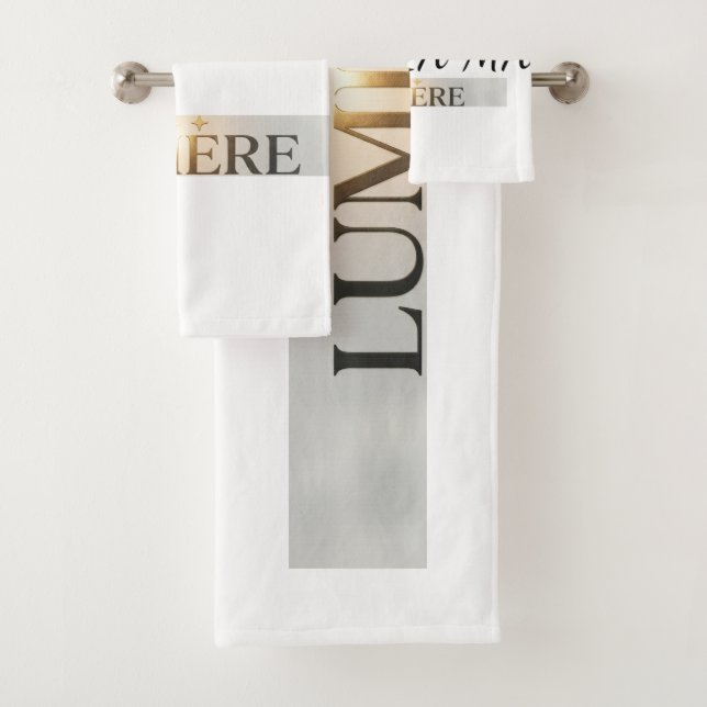 JUEGO DE TOALLAS   (En situation)