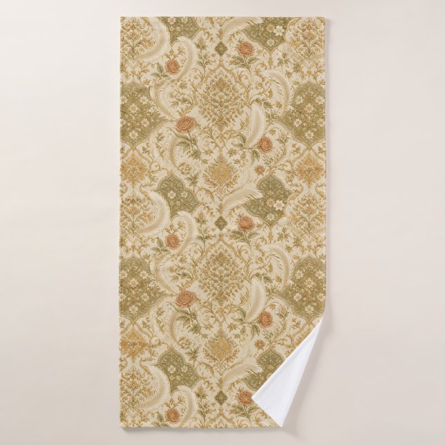 Juego de Toallas con Patrón Persa Elegante  (Serviette de bain)