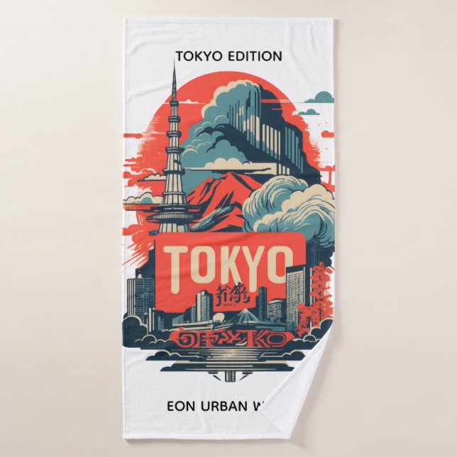 JUEGO DE TOALLAS TOKYO EDITION (Serviette de bain)