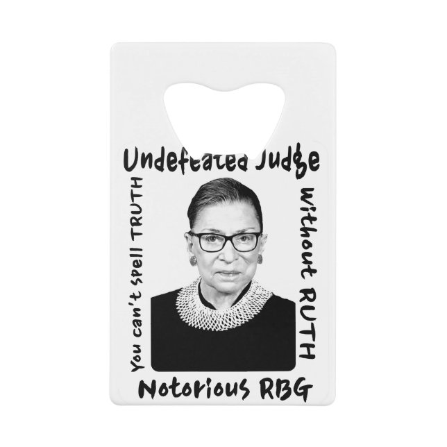 Juge invaincu RBG notoire (Devant)