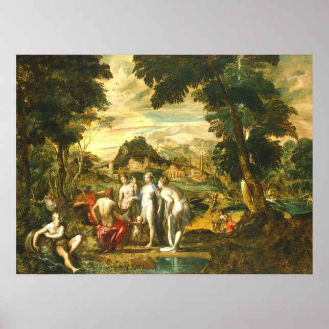 Jugement de Paris - Poster des Beaux-Arts Giovanni (Devant)