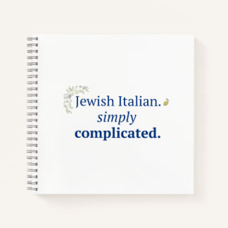 Juif Italien. Cahier Simplement Complexe