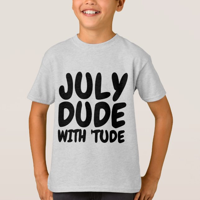 JUILLET Anniversaire T-shirts Hommes & Garçons (Devant)