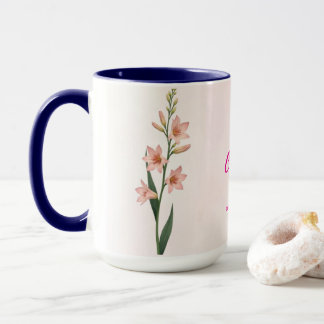 Juillet Mois de naissance Fleur Café Mug