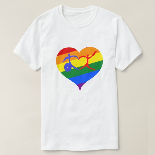 Juillet Mois Handicap Fierté T-shirt (Design devant)