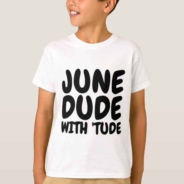 Juin Anniversaire T-shirts Hommes & Garçons (Devant)