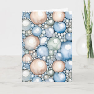 Juin Birthstone Pearl Carte d'anniversaire