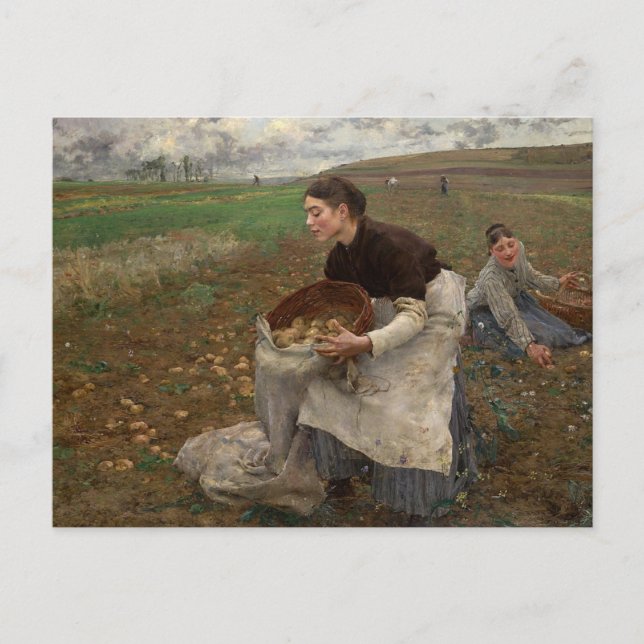 Jules Bastien-Lepage - Carte postale d'octobre (Devant)