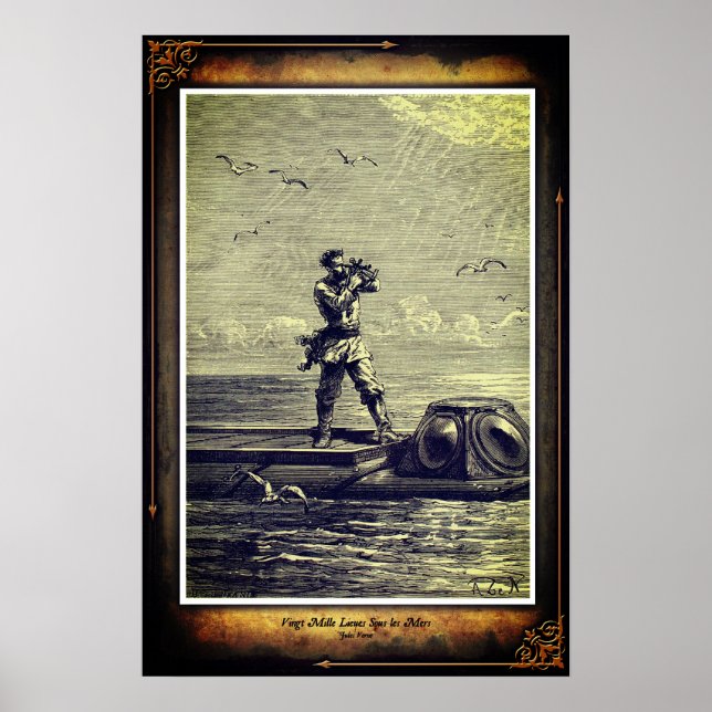 Jules Verne 20000 Leagues Under the Sea Poster 4 (Devant)