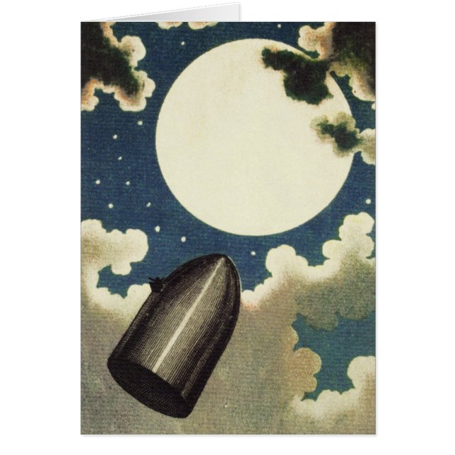 Jules Verne de la terre à la lune (1865) (Devant)