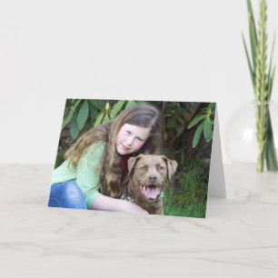 Julia et carte de voeux de Hollie