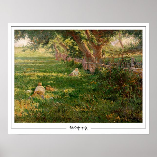 Julian Onderdonk Zedign affiche d'art #14 (Devant)