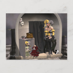 "Julia's Puppet Theater" - Carte postale