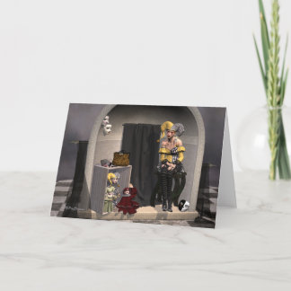 "Julia's Puppet Theatre" - Carte de voeux