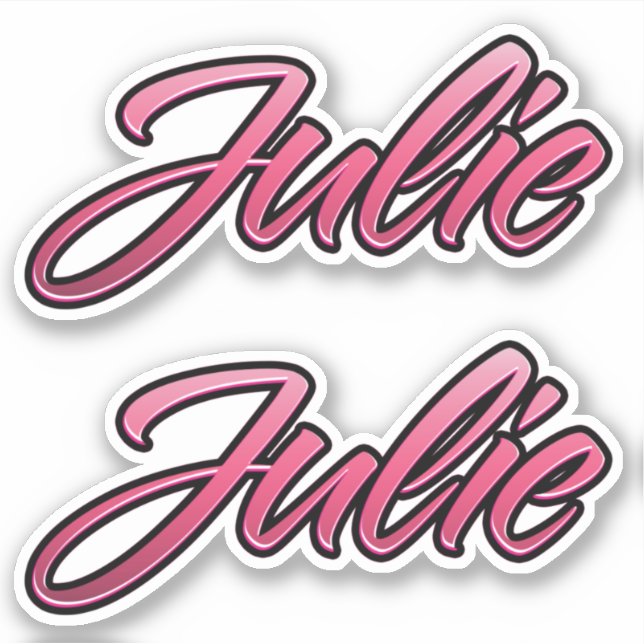 Julie faded rose Autocollants (Devant)